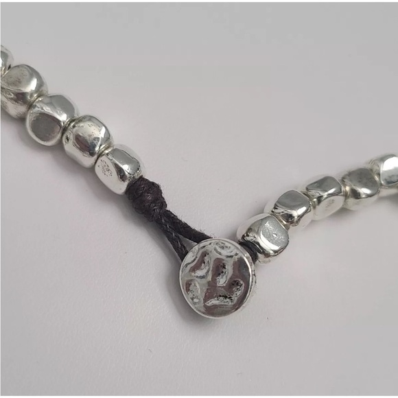 NAILED HEART • Bohemian Necklace • Silver plated • 16 inches - Picture 7 of 10